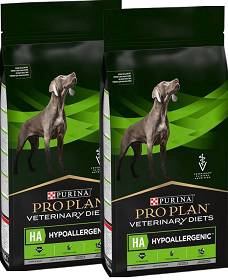 Purina Veterinary Diets Pies Canine HA Hypoallergenic Sucha Karma 2x11kg DWU-PAK