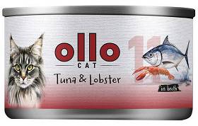 Ollo nr 11 Tuna&Lobster Mokra Karma z tuńczykiem i homarem w sosie dla kota 70g