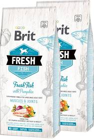 Brit Fresh Pies Large Adult Breed Fish with Pumpkin Sucha Karma z rybą 2x12kg DWU-PAK