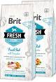 Brit Fresh Pies Large Adult Breed Fish with Pumpkin Sucha Karma z rybą 2x12kg DWU-PAK