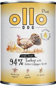 Ollo Plus Turkey with Collagen Dog Adult Mokra Karma z indykiem i kolagenem dla psa 400g