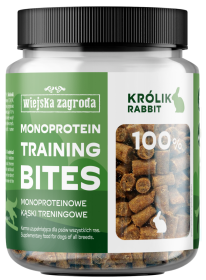 Wiejska Zagroda Monoprotein Training Bites Przysmaki Treningowe z królikiem dla psa 150g