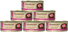 Grandorf Adult Tuna Fillet Mokra Karma z tuńczykiem w sosie dla kota 6x70g PAKIET