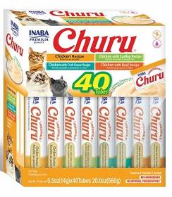 Inaba Cat Churu Variety Chicken Przysmak dla kota 40x14g