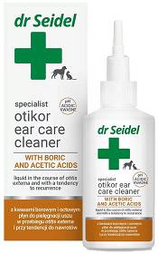Dr Seidel Otikor Ear Care Cleaner Płyn do uszu dla psa i kota 75ml