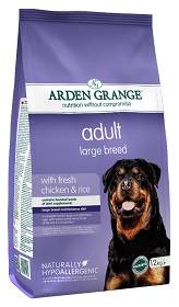 USZKODZONA Arden Grange Pies Adult Large Breed Sucha Karma z kurczakiem 12kg