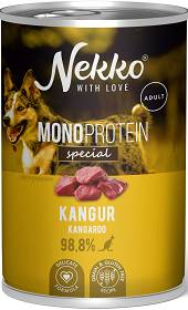 Nekko Monoprotein Special Adult Mokra Karma z kangurem dla psa 400g