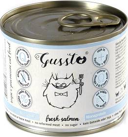 Gussto Fresh Kot Salmon Mokra karma z łososiem 190g