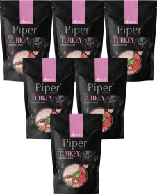 Piper Animals Adult Mokra Karma z indykiem i brokułami dla psa 10x500g SASZETKA PAKIET
