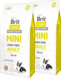 Brit Care Grain Free Pies MINI Adult Lamb Sucha Karma z jagnięciną 2x7kg DWU-PAK