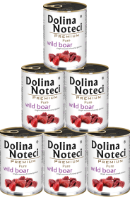 Dolina Noteci Premium Adult Pure Wild Boar Mokra Karma z dziczyzną dla psa 24x400g PAKIET