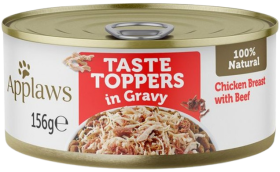 Applaws Taste Toppers Chicken with Beef Mokra Karma wołowiną i kurczakiem dla psa 156g [data ważności: 18.03.2026]