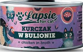 Łapsie Adult Mokra Karma z kurczakiem dla kota 80g