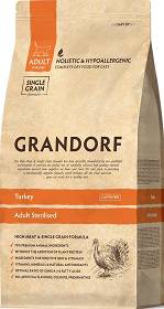 Grandorf Adult Sterilized Turkey Sucha Karma z indykiem dla kota 2kg
