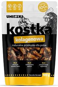 Uniszki Kostki kolagenowe Przysmak dla psa 100g