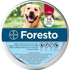Bayer Foresto na kleszcze i pchły obroża dla psa powyżej 8kg długość 70cm