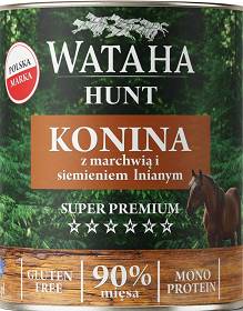 Wataha Hunt Adult Mokra Karma z koniną i marchewką dla psa 800g