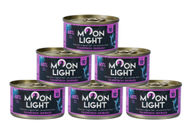 Moonlight Dinner nr 10 Mokra Karma z tuńczykiem i shirasu 6x80g PAKIET