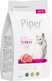 Piper Animals Kot Adult Sucha Karma z indykiem 3kg