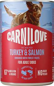 Carnilove Pies Adult Turkey&Salmon Mokra Karma z indykiem i łososiem 400g