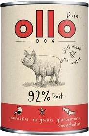 Ollo Pure Pork Dog Adult Mokra Karma z wieprzowiną dla psa 400g
