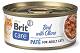 Brit Care Kot Beef with Olives Mokra karma z wołowiną i oliwkami 70g [Data ważności: 06.2024]