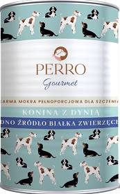Perro Gourmet Junior Mokra Karma z koniną i dynią dla szczeniaka 400g