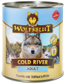Wolfsblut Pies Cold River Mokra Karma z pstrągiem i łososiem 800g PUSZKA