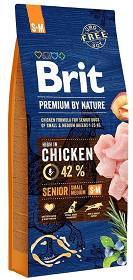 Brit Premium by Nature Pies Small & Medium Senior Sucha Karma 15kg