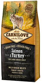 Carnilove Pies Salmon & Turkey Large Adult Sucha Karma z łososiem i indykiem 12kg
