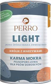 Perro Light Adult Mokra Karma z królikiem i warzywami dla psa 400g