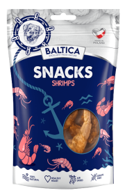 Baltica Shrimps Snacks Suszone krewetki przysmak 40g