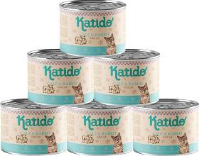 Katido Adult Calf & Rabbit Mokra Karma z cielęciną i królikiem dla kota 12x200g PAKIET