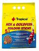 Tropical Suchy Pokarm Koi & Goldfish Colour Sticks poj. 5l WYPRZEDAŻ