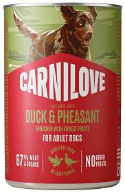 Carnilove Pies Adult Duck&Pheasant Mokra Karma z kaczką i bażantem 400g