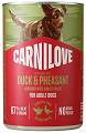 Carnilove Pies Adult Duck&Pheasant Mokra Karma z kaczką i bażantem 400g