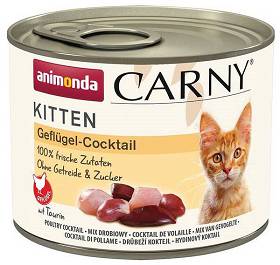 Animonda Carny Kot Kitten Mokra Karma koktajl drobiwy 200g