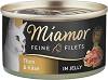 Miamor Feine Filets in Jelly Kot Mokra Karma z tuńczykiem i serem w galaretce 100g PUSZKA