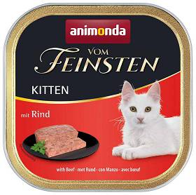 Animonda Vom Feinsten Kot Kitten Mokra Karma z wołowiną 100g