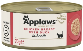 Applaws Natural Kot Food in Broth Mokra Karma z kurczakiem i kaczką w bulionie 70