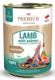 Pokusa Puppy Premium Selection Lamb with Salmon Karma Mokra z Jagnięciną i łososiem dla szczeniaka 400g