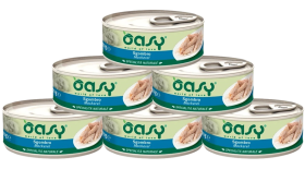 Oasy Natural Adult Mackerel  Mokra Karma z makrelą dla kota 6x70g PAKIET