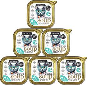 Dr Malou Freeze Dried Soup Liofilizowana Karma z kurczakiem i trawą jęczmienną dla kota 10x12g PAKIET