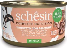 Schesir Adult Tuna&Salmon in Jelly Mokra Karma z tuńczykiem i łososiem dla kota 85g