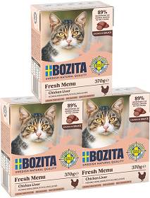 Bozita Kot Mokra Karma z wątróbką kurczaka (sos) 6x370g PAKIET