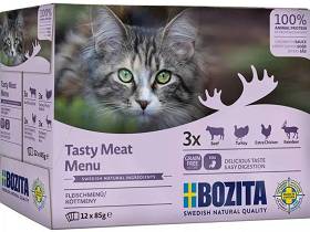 Bozita Kot Tasty Meat Menu Mokra Karma w sosie mix smaków 12x85g