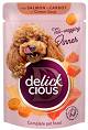 Delickcious Salmon&Carrot in Cream Soup Mokra Karma z łososiem dla psa 85g