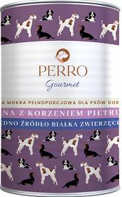 Perro Gourmet Adult Mokra Karma z sarną i korzeniem piertuszki dla psa 400g