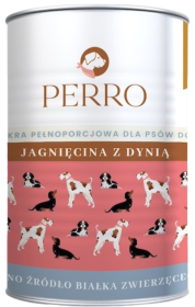 Perro Mokra Karma z jagnięciną i dynią dla psa 400g