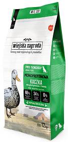 Wiejska Zagroda Monoprotein Medium Adult Sucha Karma z kaczką dla psa 12kg